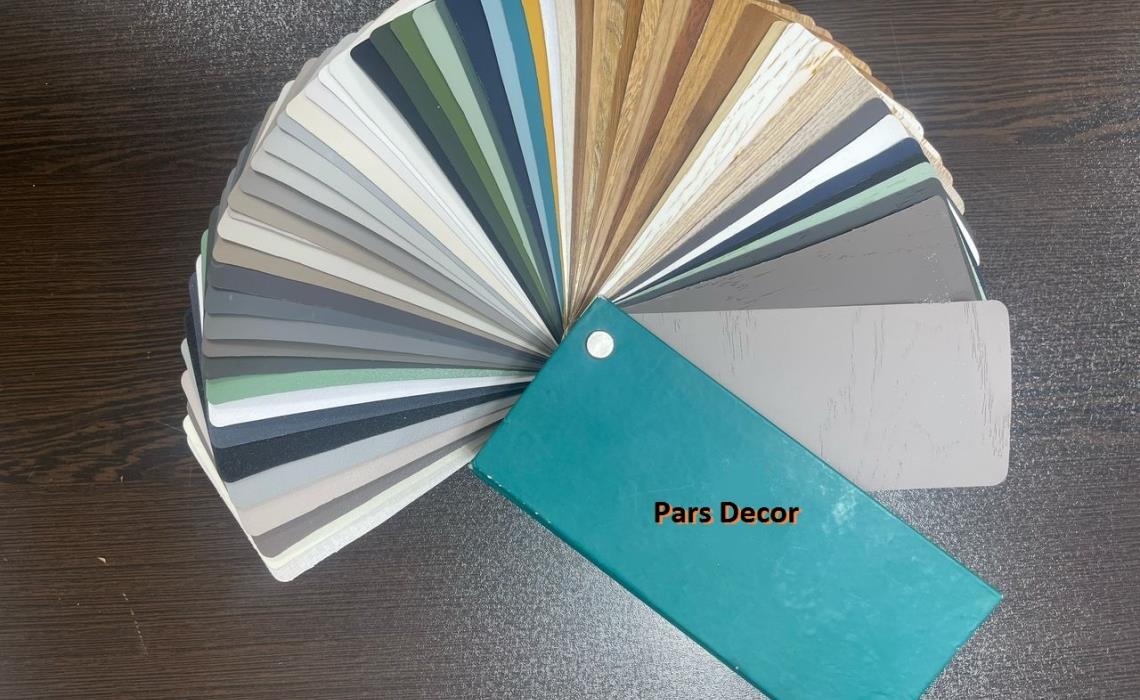 رنگبندی جذاب روکش های pvc درب کابینت و کمددیواری