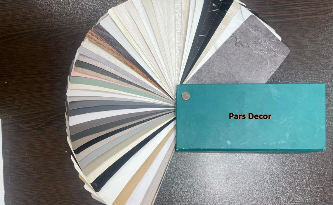 رنگبندی جذاب روکش های pvc درب کابینت و کمددیواری